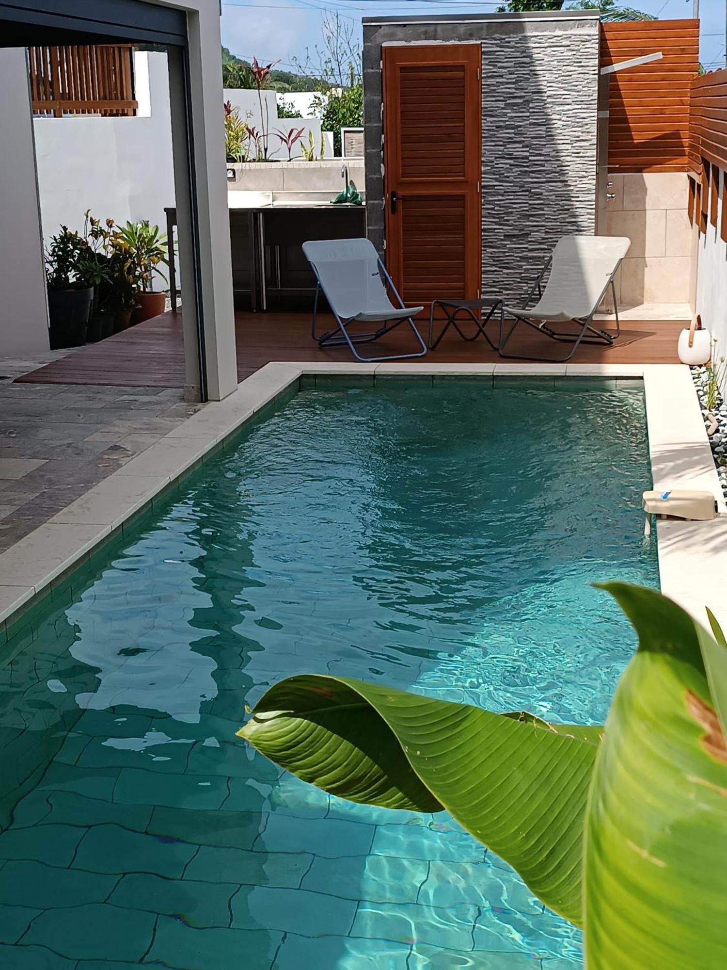 Villa O'Lhaya Piscine Pivee 圣若瑟 外观 照片