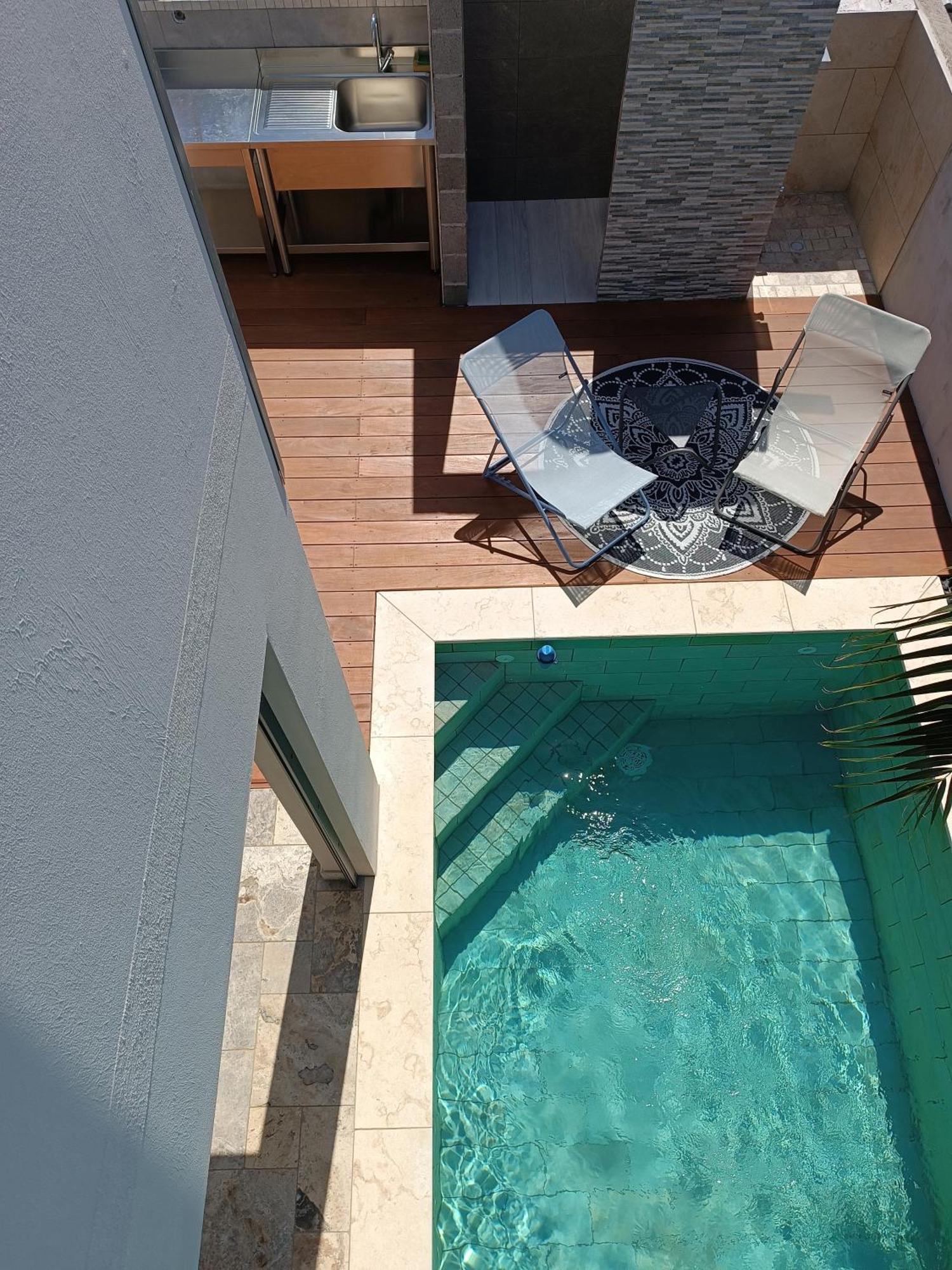 Villa O'Lhaya Piscine Pivee 圣若瑟 外观 照片