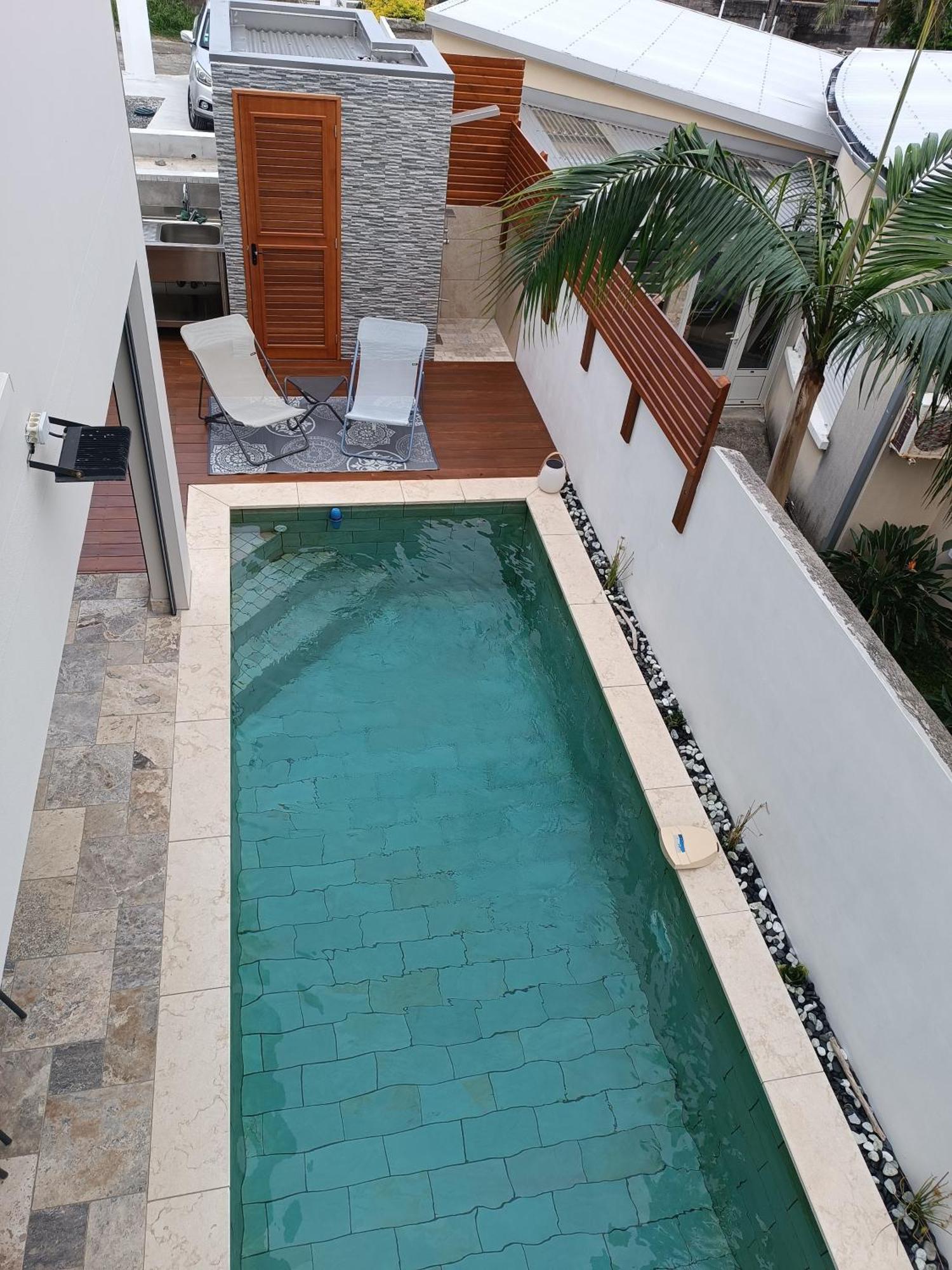 Villa O'Lhaya Piscine Pivee 圣若瑟 外观 照片